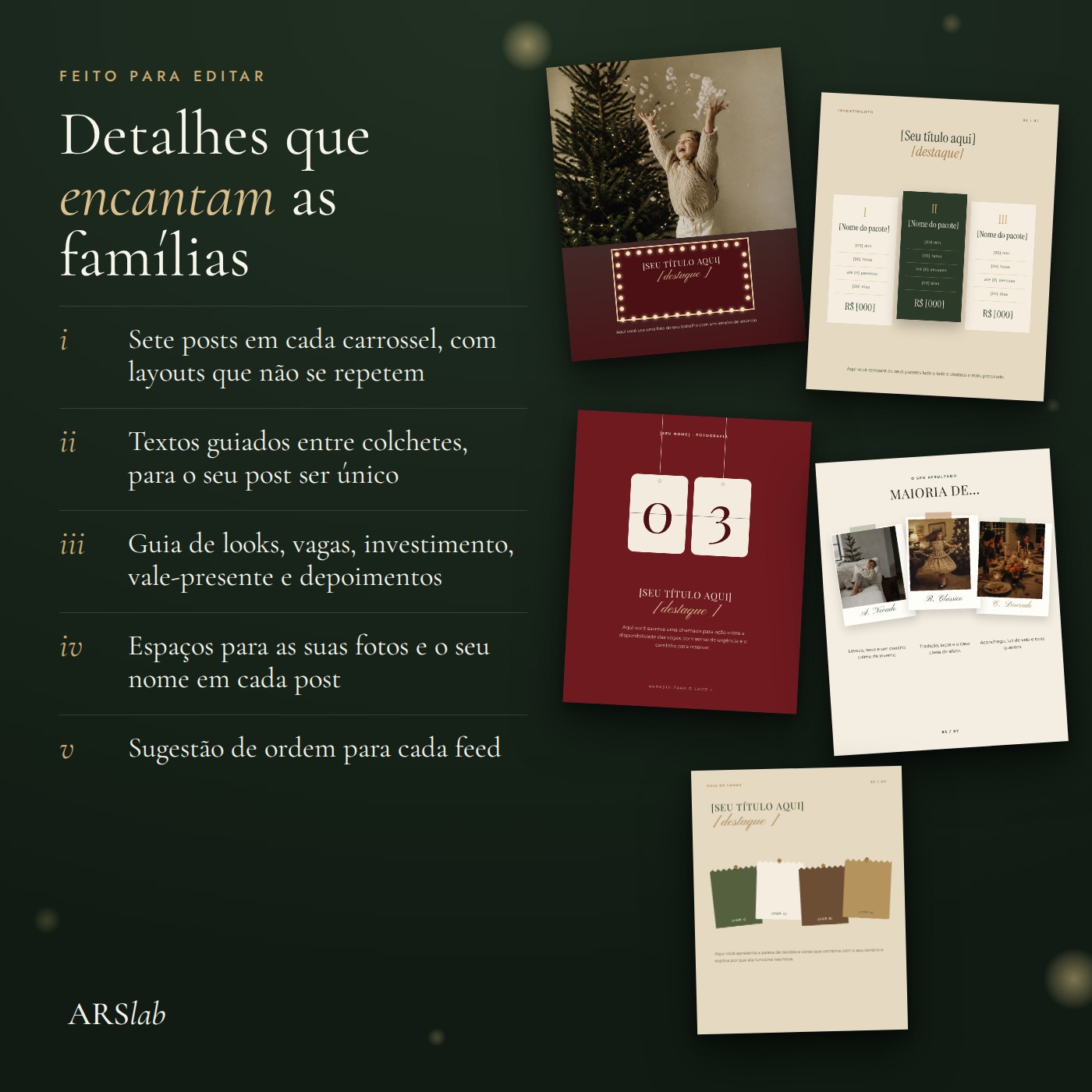 Posts internos do Pack Natal